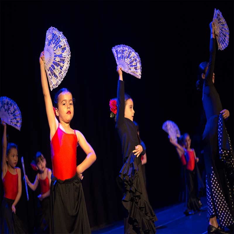 Clases de Flamenco de 6 a 9 años. Escuela Profesional en Madrid